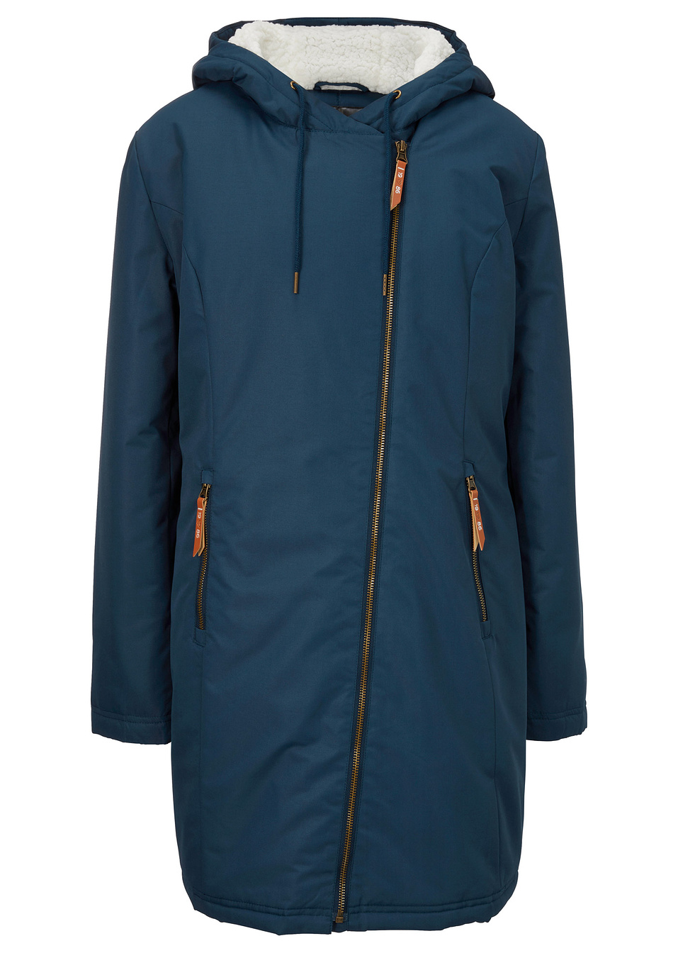 Τζάκετ με συνθετική γούνα-Μπλε σκούρο-bpc bonprix collection