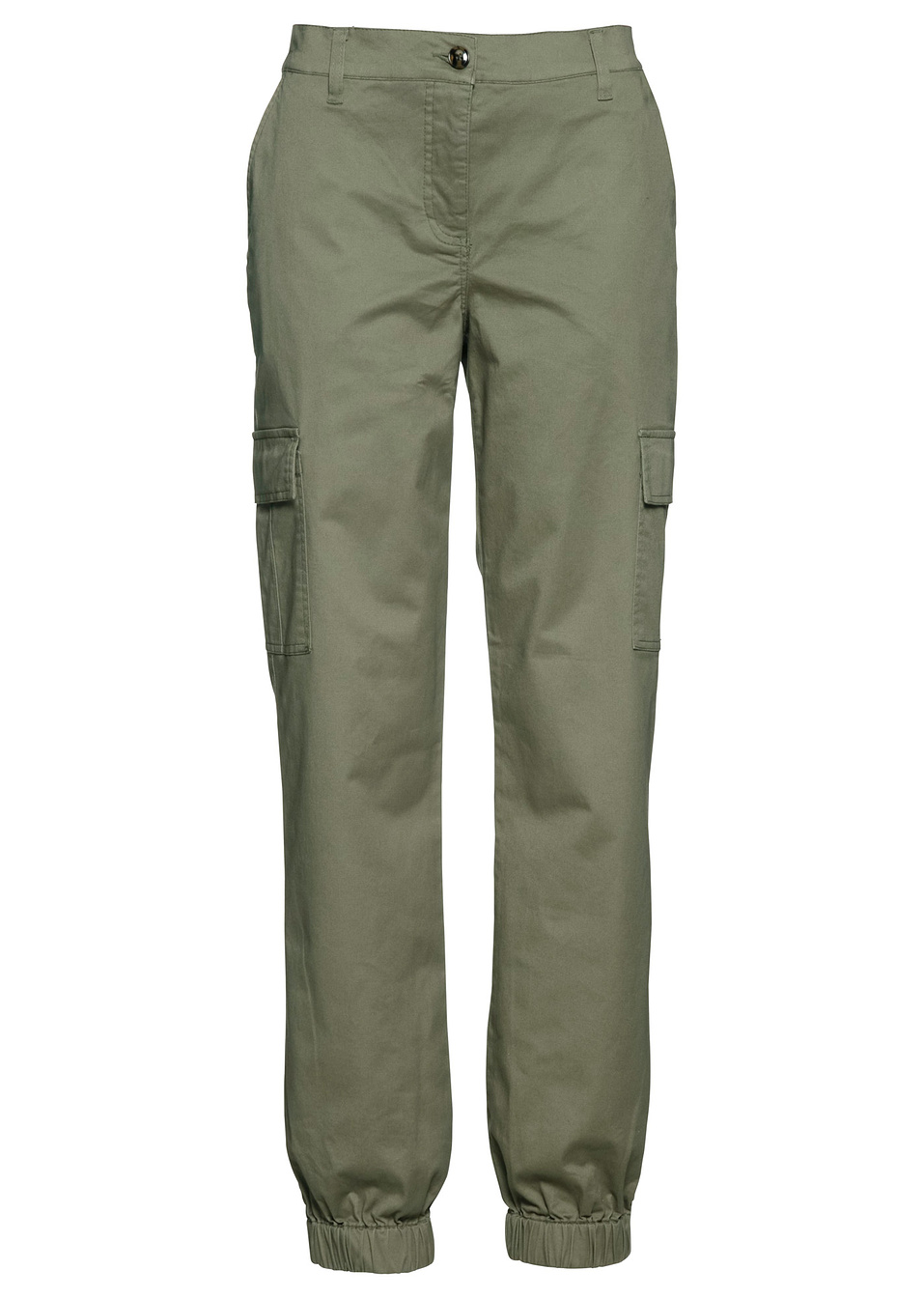Παντελόνι cargo-Πράσινο λαδί-bpc selection bonprix collection