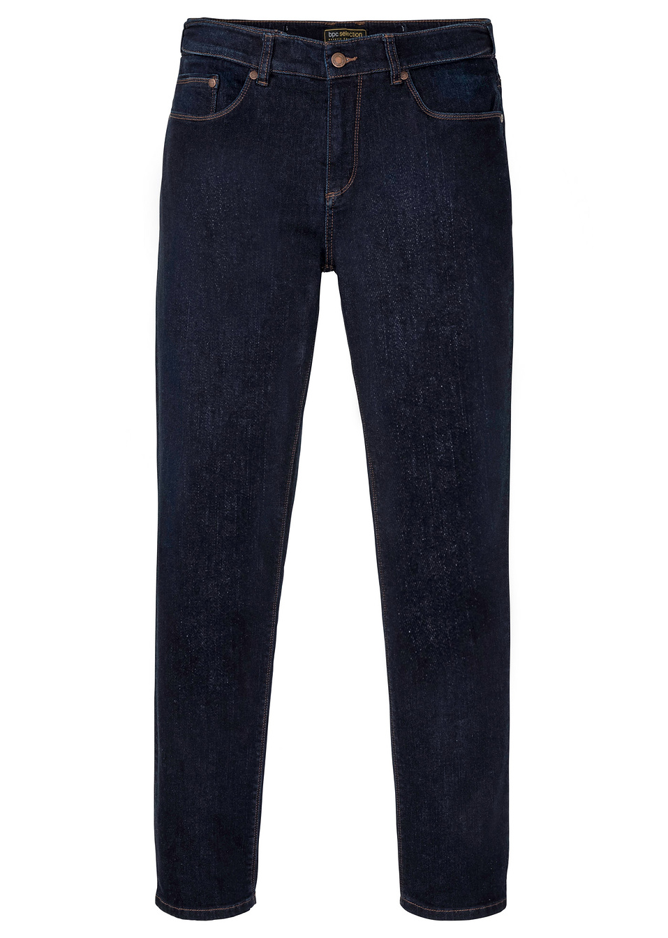 Τζιν multistretch με ζωνάκι comfort-Dark denim-bpc selection bonprix collection