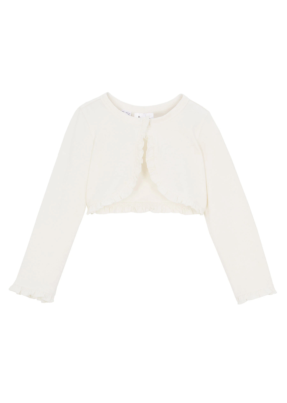 Μπολερό ζέρσεϊ-Λευκό κρεμ-bpc bonprix collection