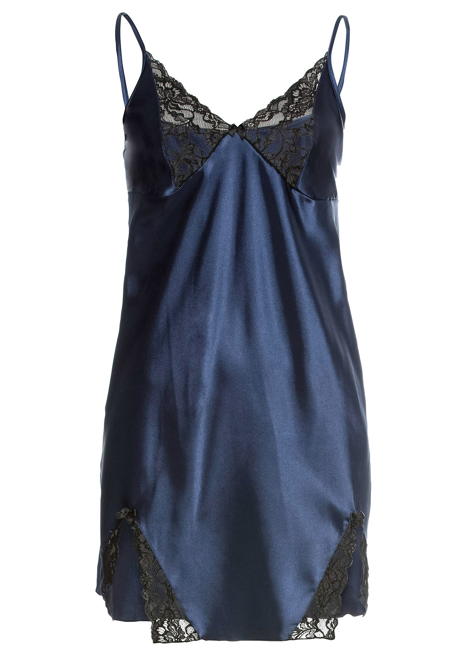 Неглиже-Тъмно синьо-
