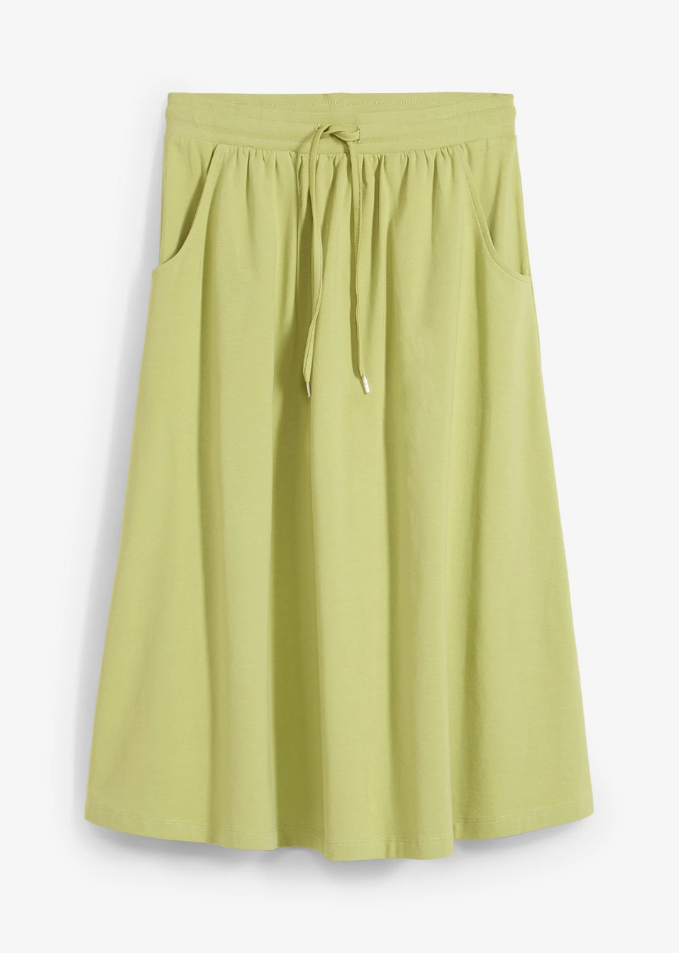 Φούστα ζέρσεϊ-Πράσινο παλ-bpc bonprix collection