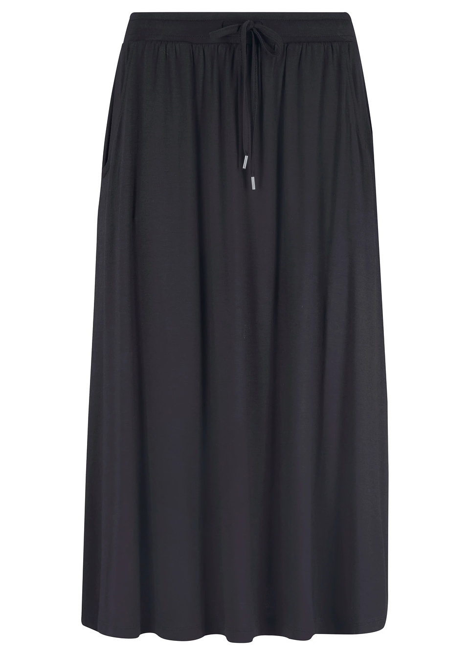 Φούστα ζέρσεϊ-Μαύρο-bpc bonprix collection