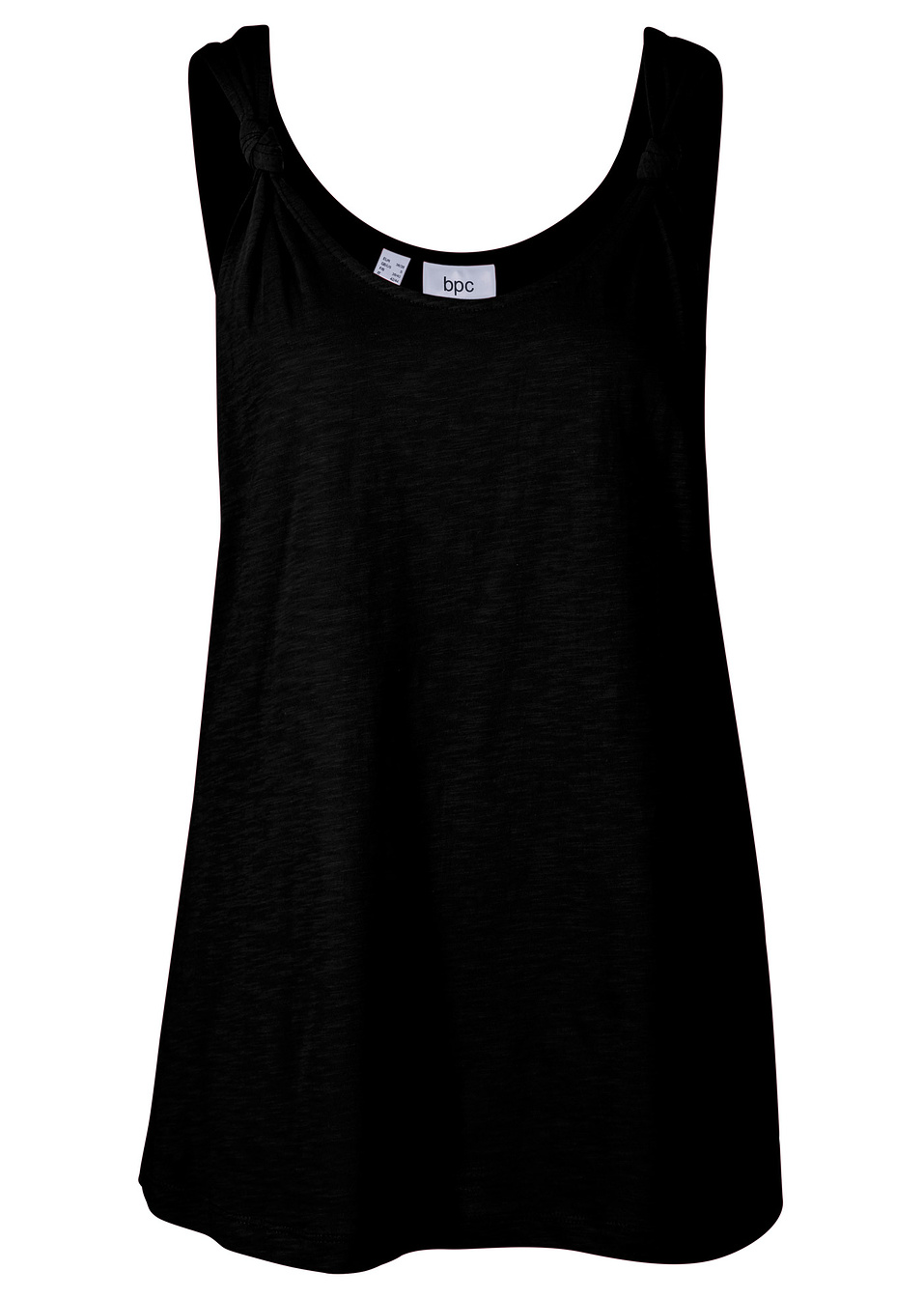 Τοπ με κόμπους-Μαύρο-bpc bonprix collection