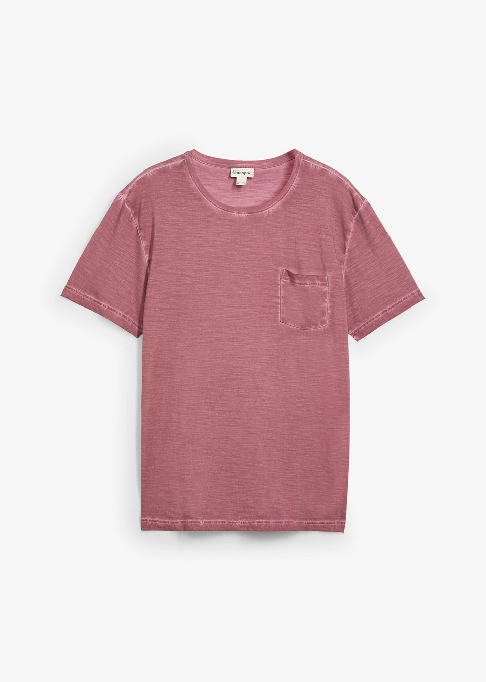 T-shirt με washed look-Του σταφυλιού ανοιχτό-bpc bonprix collection