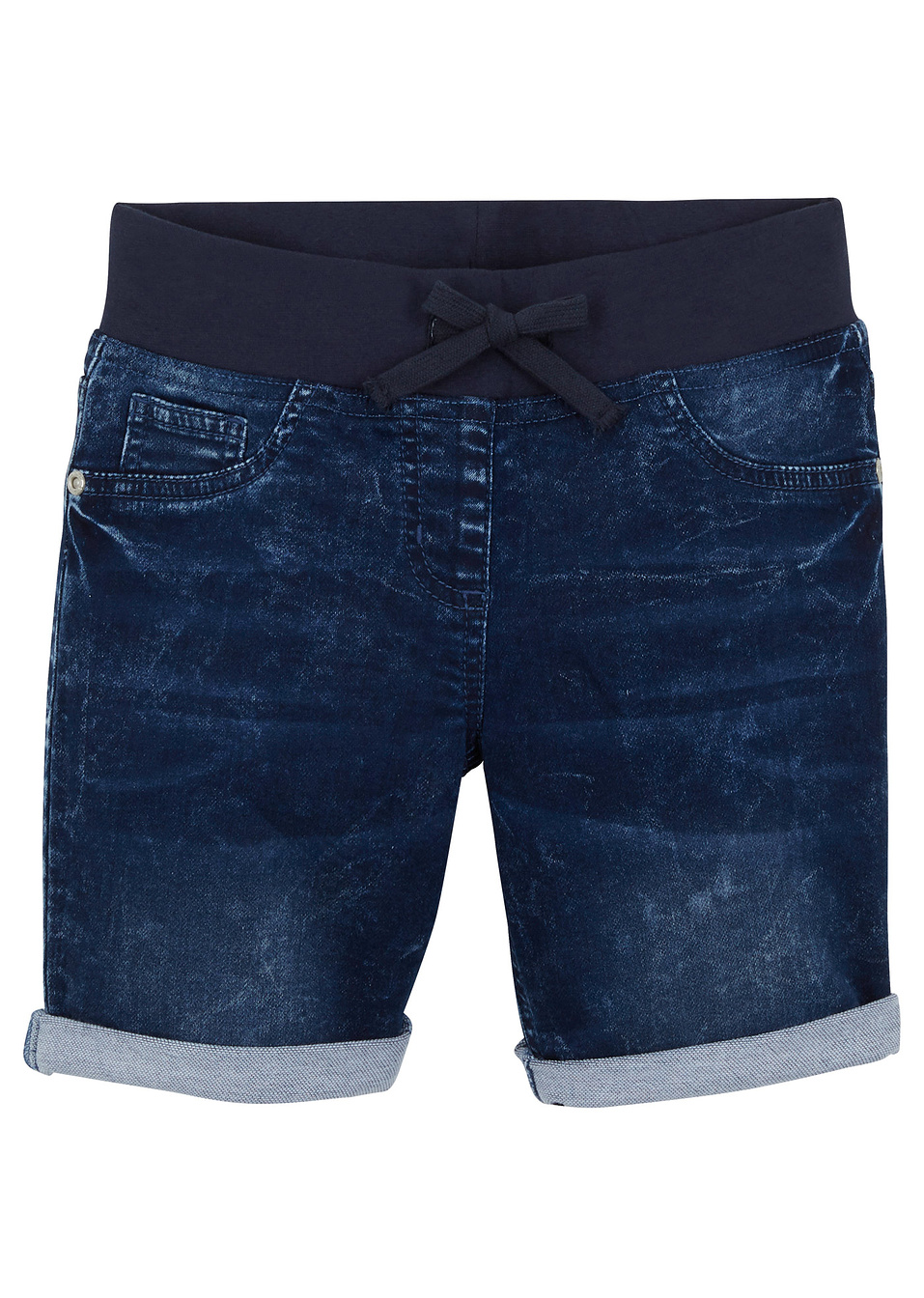 Дънкови шорти-Синьо с изтрит ефект-John Baner JEANSWEAR