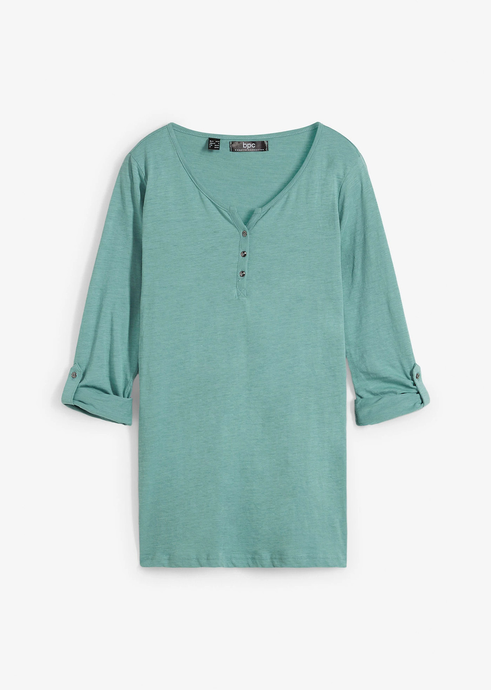 Τουνίκ ζέρσεϊ-Πράσινο του φασκόμηλου του καπνού-bpc bonprix collection