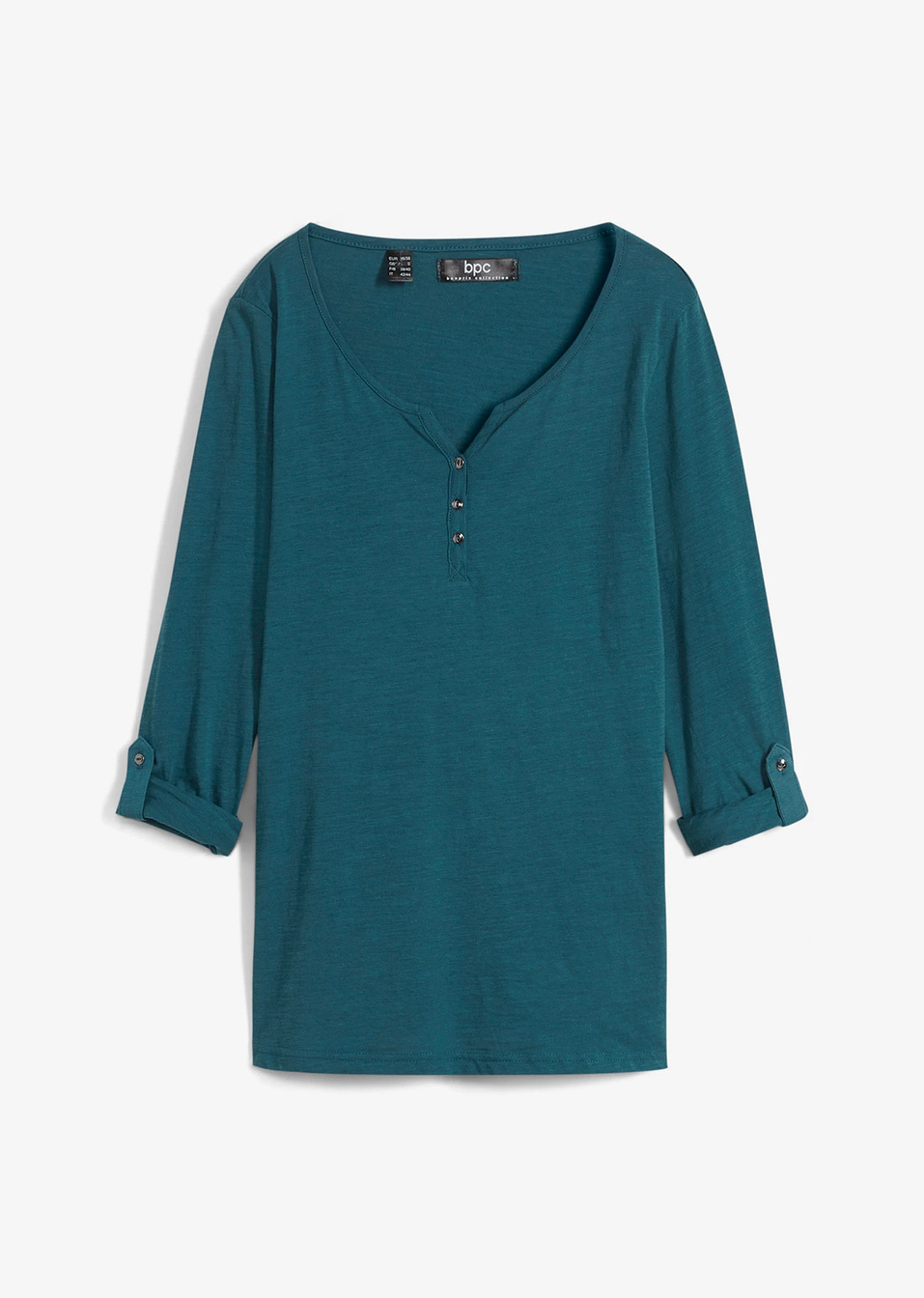 Τουνίκ ζέρσεϊ-Πετρόλ σκούρο-bpc bonprix collection