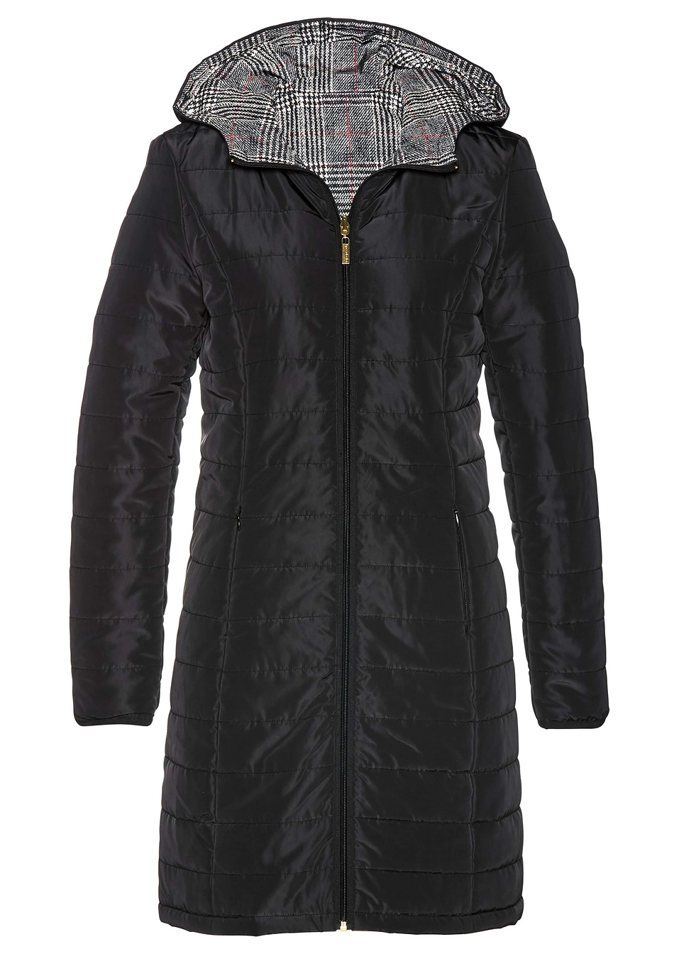 Καπιτονέ τζάκετ double face-Μαύρο-bpc selection bonprix collection