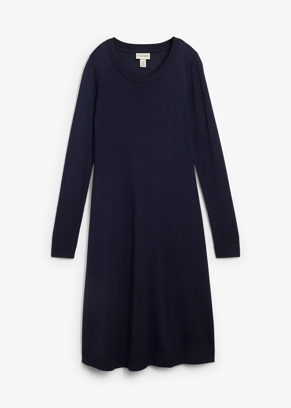 Πλεκτό φόρεμα-Μπλε σκούρο-bpc bonprix collection