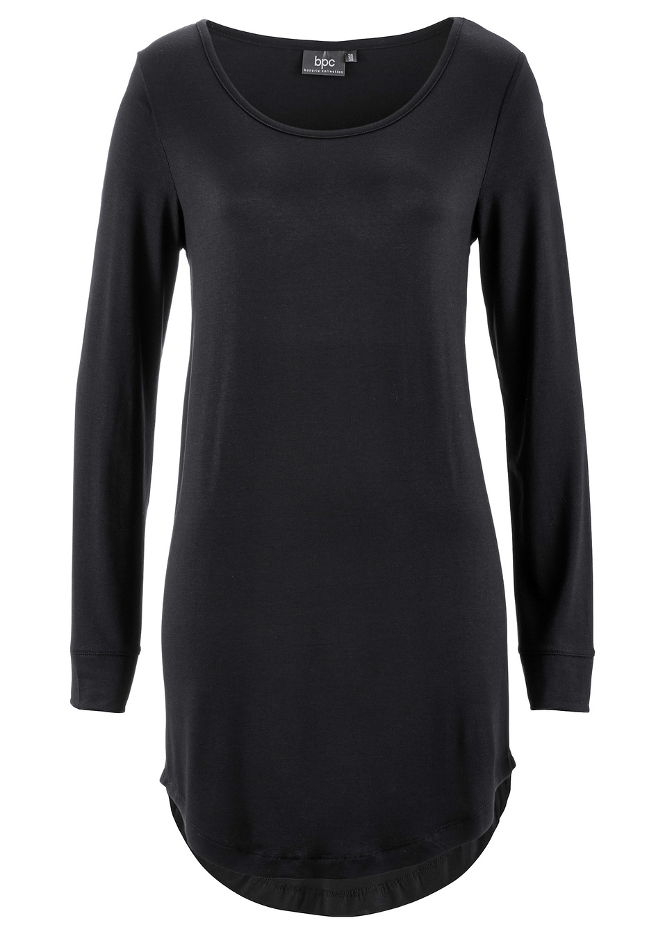 Μακριά μπλούζα-Μαύρο-bpc bonprix collection