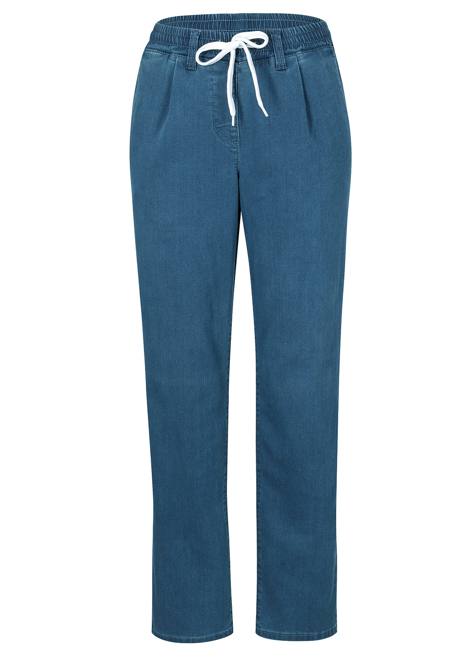 Ισοθερμικό τζιν με άνετο ζωνάκι-Μπλε πετροπλυμένο-bpc bonprix collection