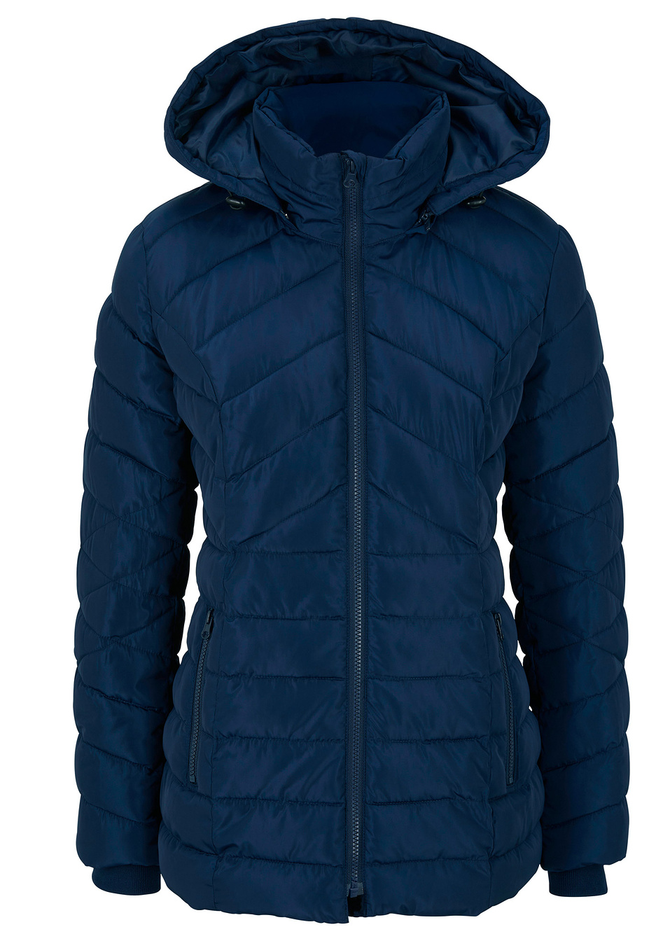 Καπιτονέ τζάκετ με αφαιρούμενη κουκούλα-Μπλε σκούρο-bpc bonprix collection