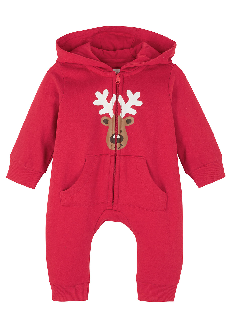 Χριστουγεννιάτικο ολόσωμο φορμάκι-Κόκκινο-bpc bonprix collection