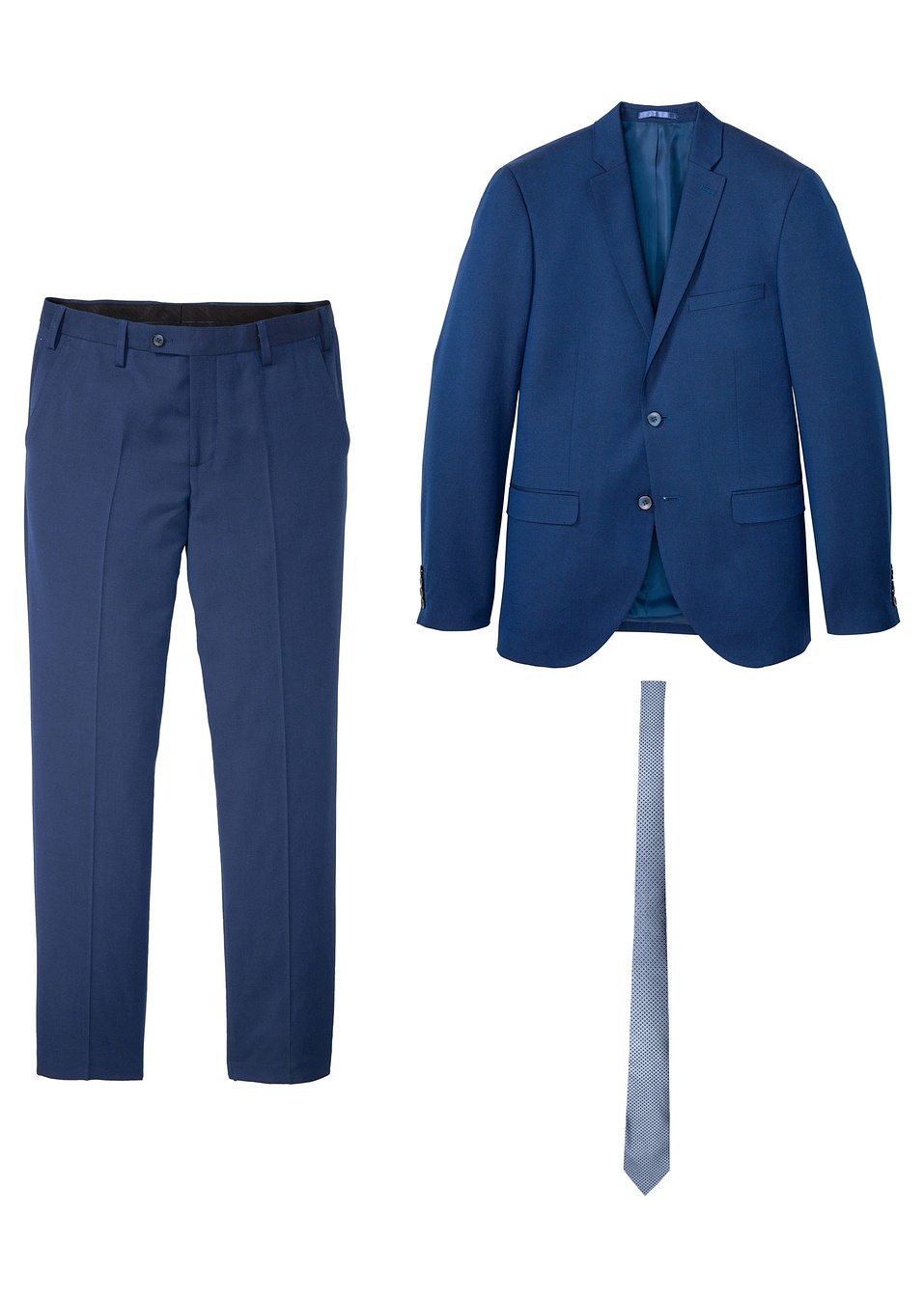 Κοστούμι (σετ 3 τεμ.)-Μπλε-bpc selection bonprix collection