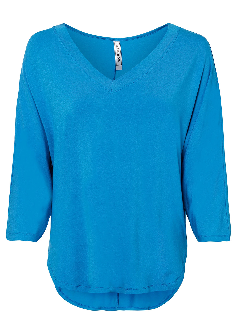 Μπλούζα με μανίκια 3/4-Μπλε της θάλασσας-RAINBOW