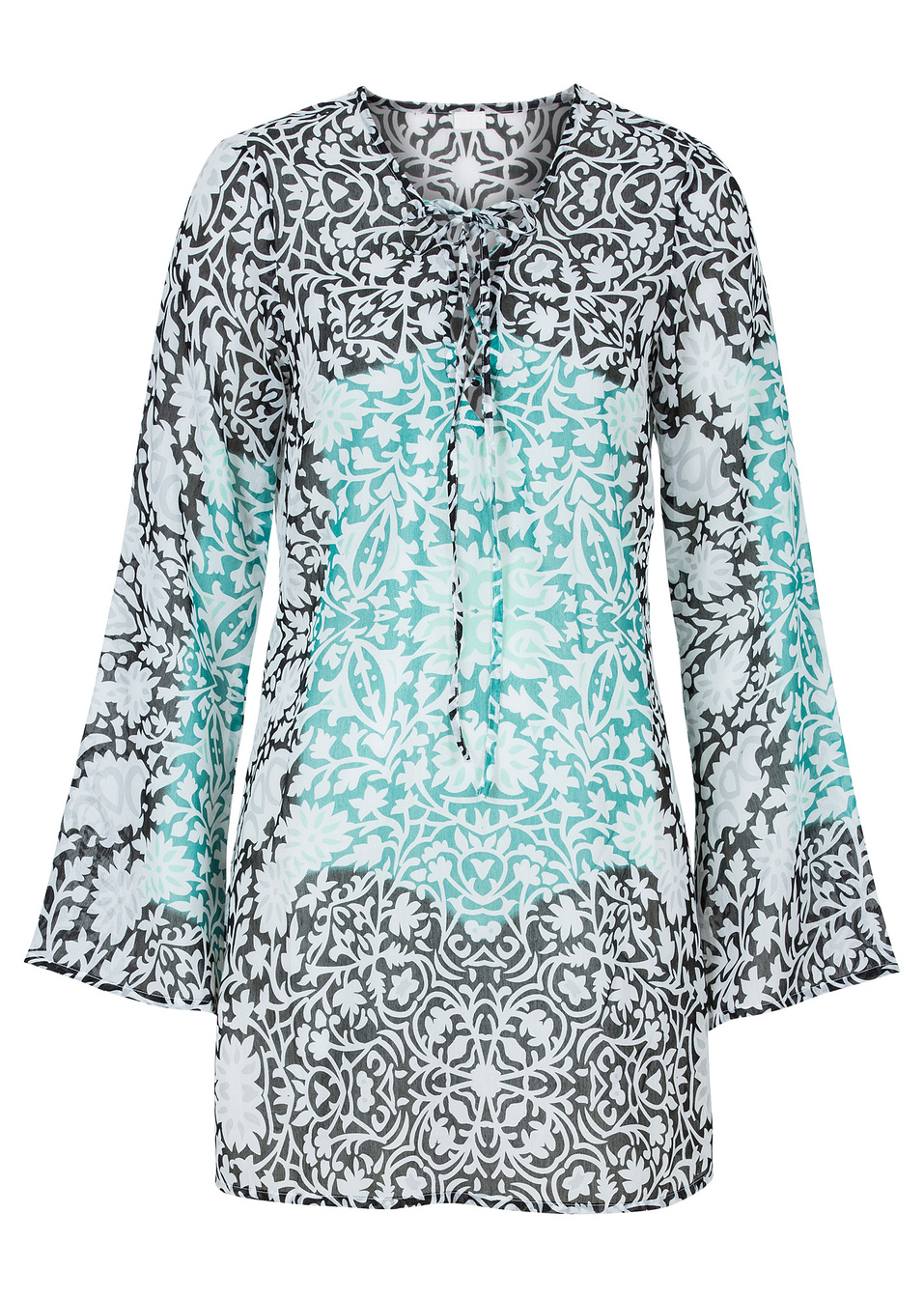 Τουνίκ για την παραλία-Μπλε-bpc selection bonprix collection