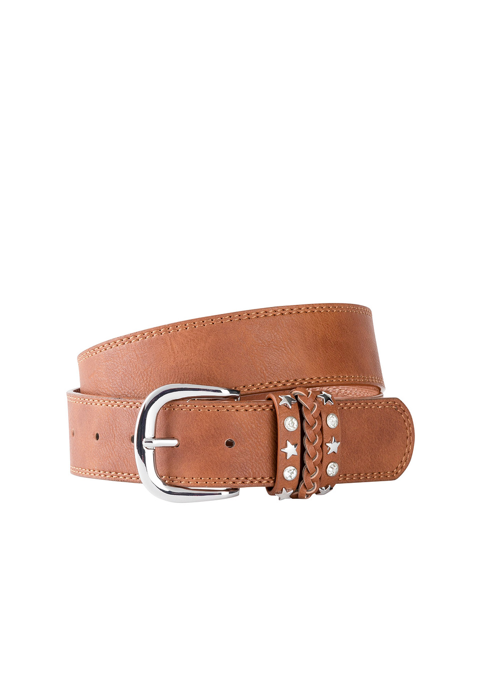 Ζώνη-Του κονιάκ/Ασημί-bpc bonprix collection