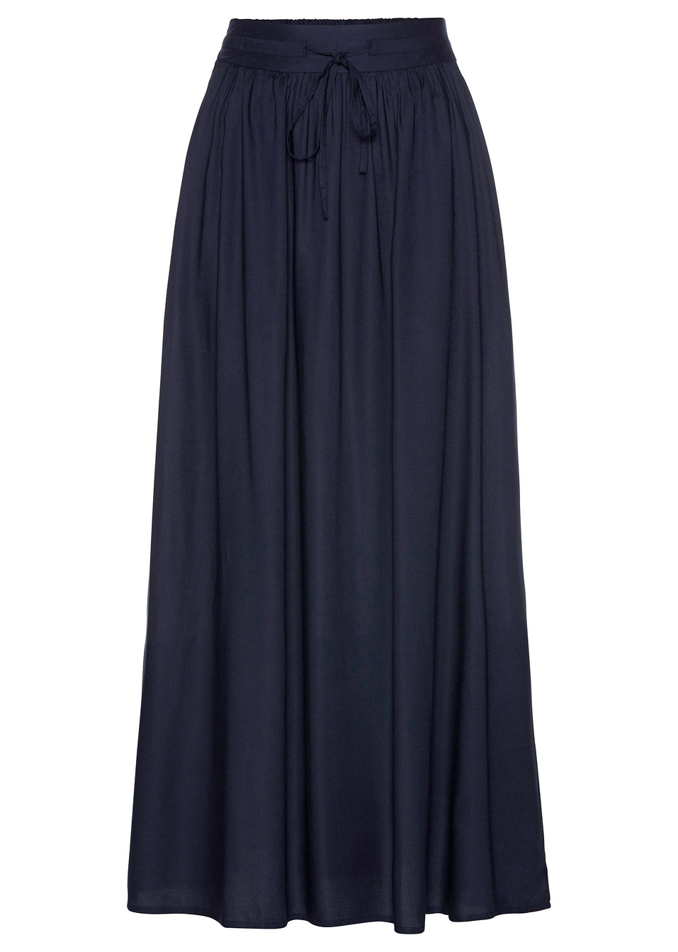 Μακριά φούστα από βισκόζη-Μπλε σκούρο-bpc selection bonprix collection