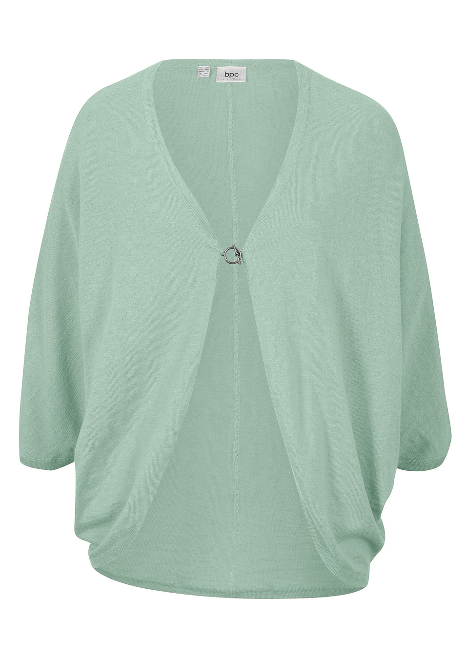 Ελαφριά βαμβακερή ζακέτα-Πράσινο του καλαμιού ανοιχτό-bpc bonprix collection