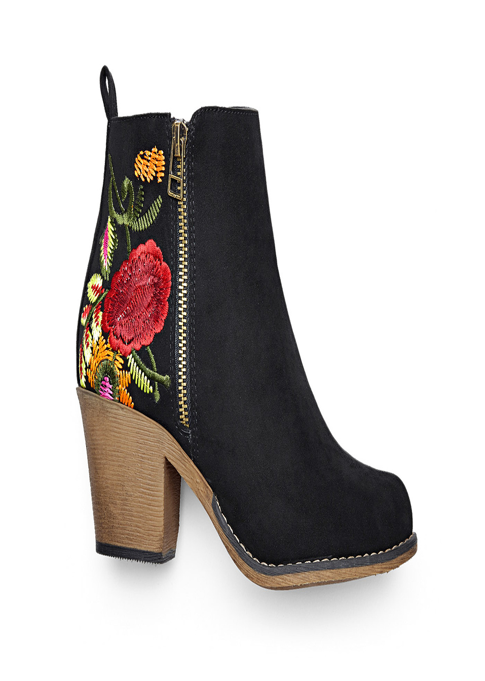 Μποτάκια western-Μαύρο-BODYFLIRT