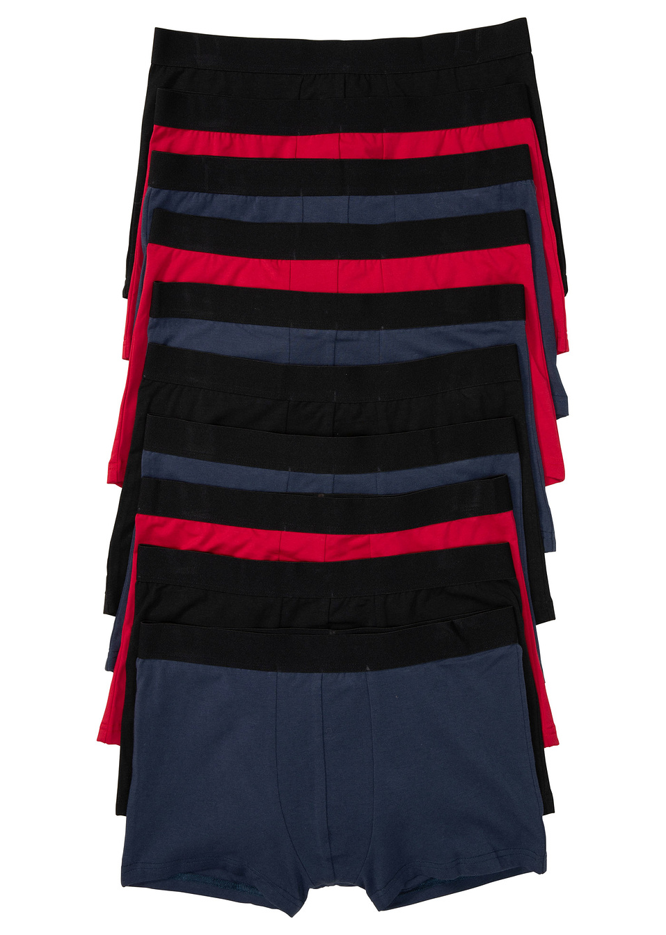 Μποξεράκι (συσκευασία των 3)-Μπλε σκούρο + Μαύρο + Κόκκινο σκούρο-bpc bonprix collection