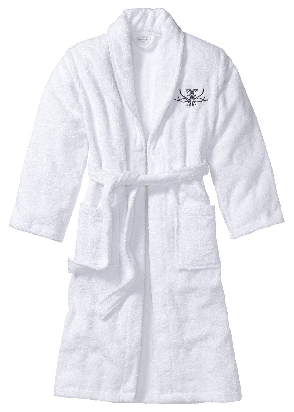 Μπουρνούζι-Λευκό-bpc selection bonprix collection