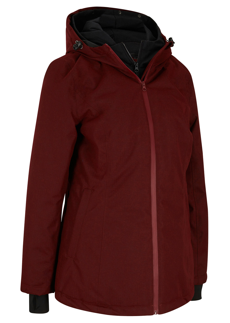 Τζάκετ technic 2-σε-1-Καφέ κοκκινωπό + Μαύρο-bpc bonprix collection