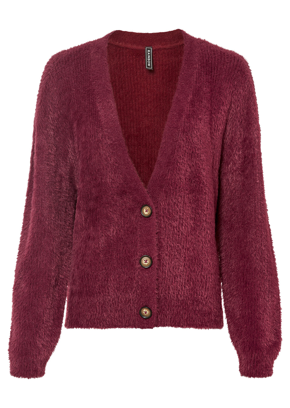 Μαλακή ζακέτα-Πορφυρό-RAINBOW