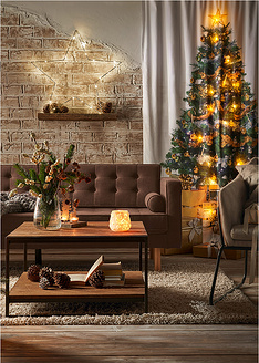 Κουρτίνα LED με χριστουγεννιάτικο δέντρο (μονή συσκευασία)-bpc living bonprix collection
