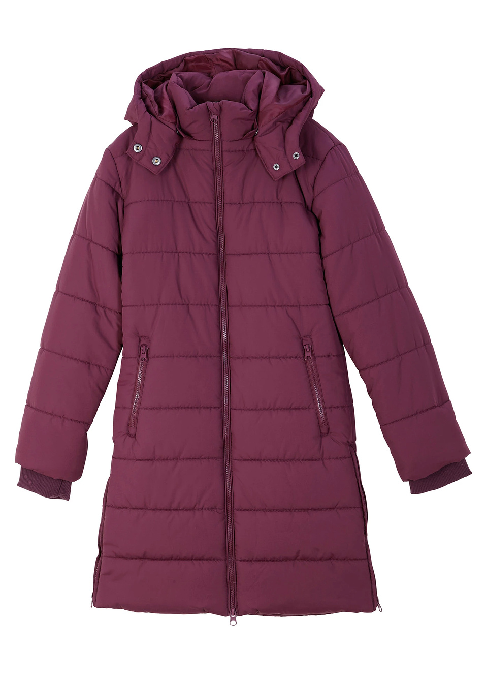 Καπιτονέ παλτό με αφαιρούμενη κουκούλα-Πετρόλ σκούρο-bpc bonprix collection