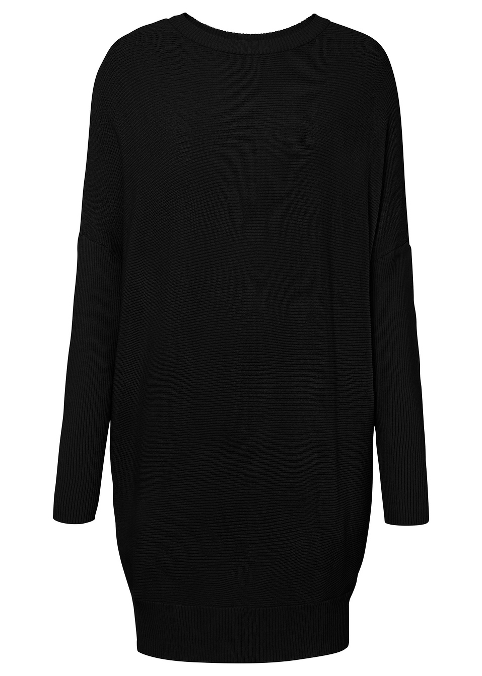 Μακρύ πουλόβερ-Μαύρο-BODYFLIRT