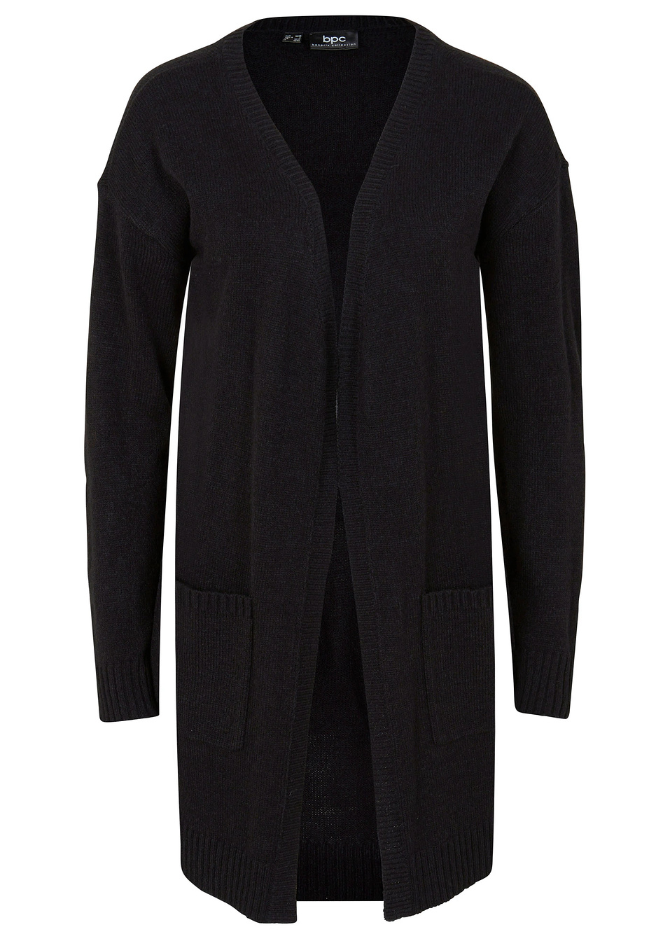 Ζακέτα basic-Μαύρο-bpc bonprix collection