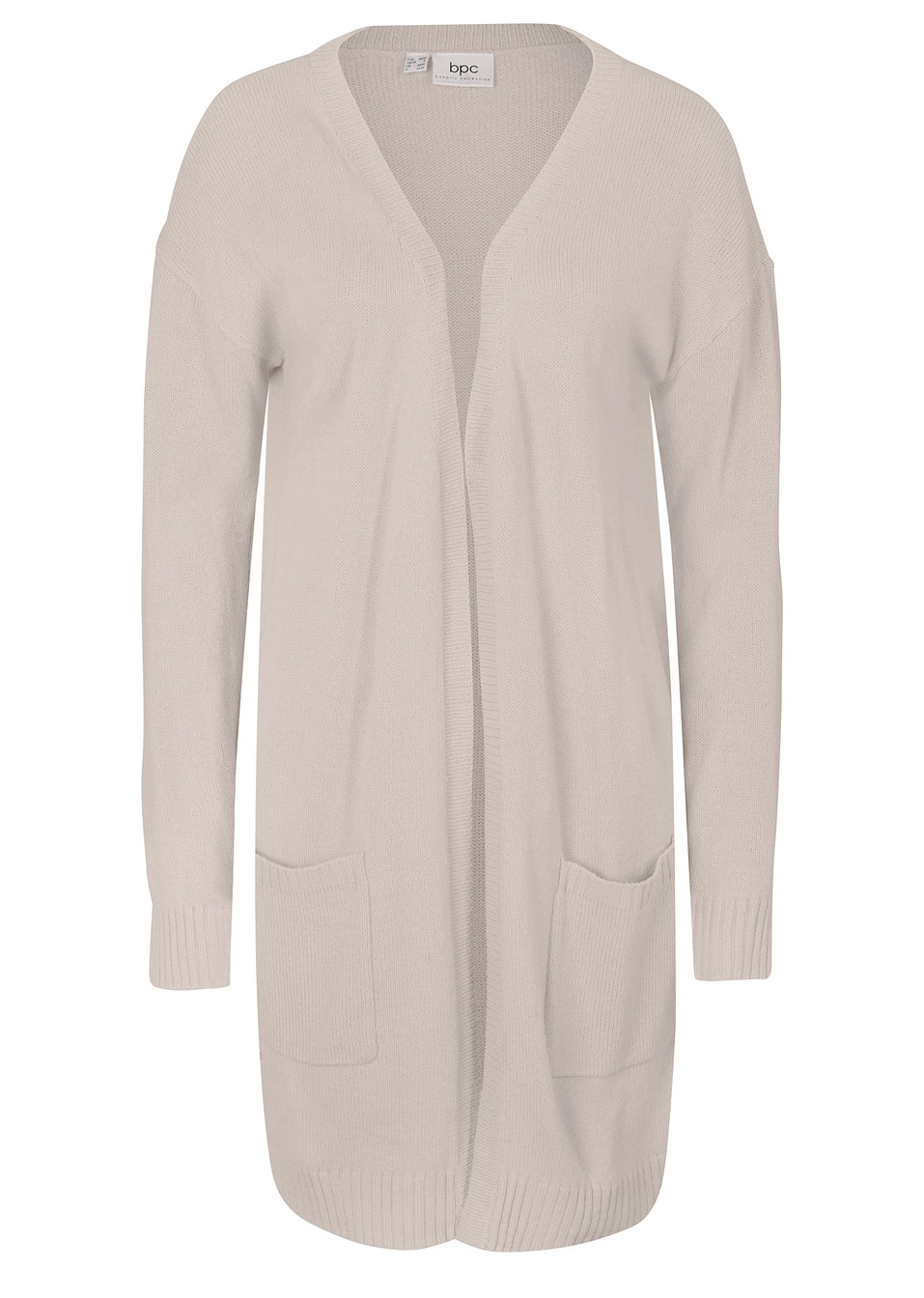 Ζακέτα basic-Γκρι της πέτρας-bpc bonprix collection