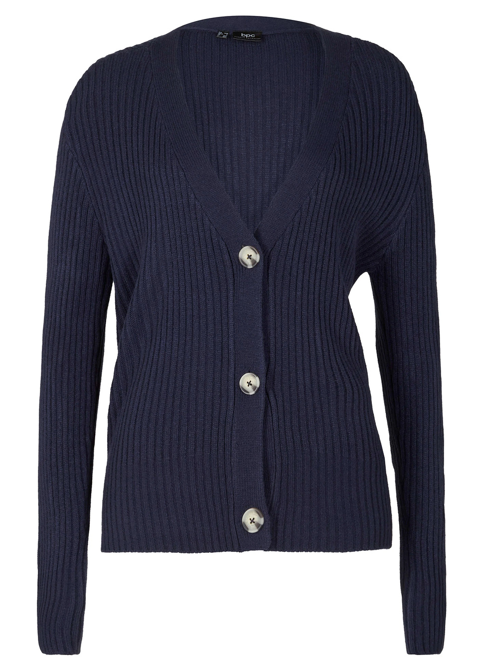 Ζακέτα boxy-Μπλε σκούρο-bpc bonprix collection