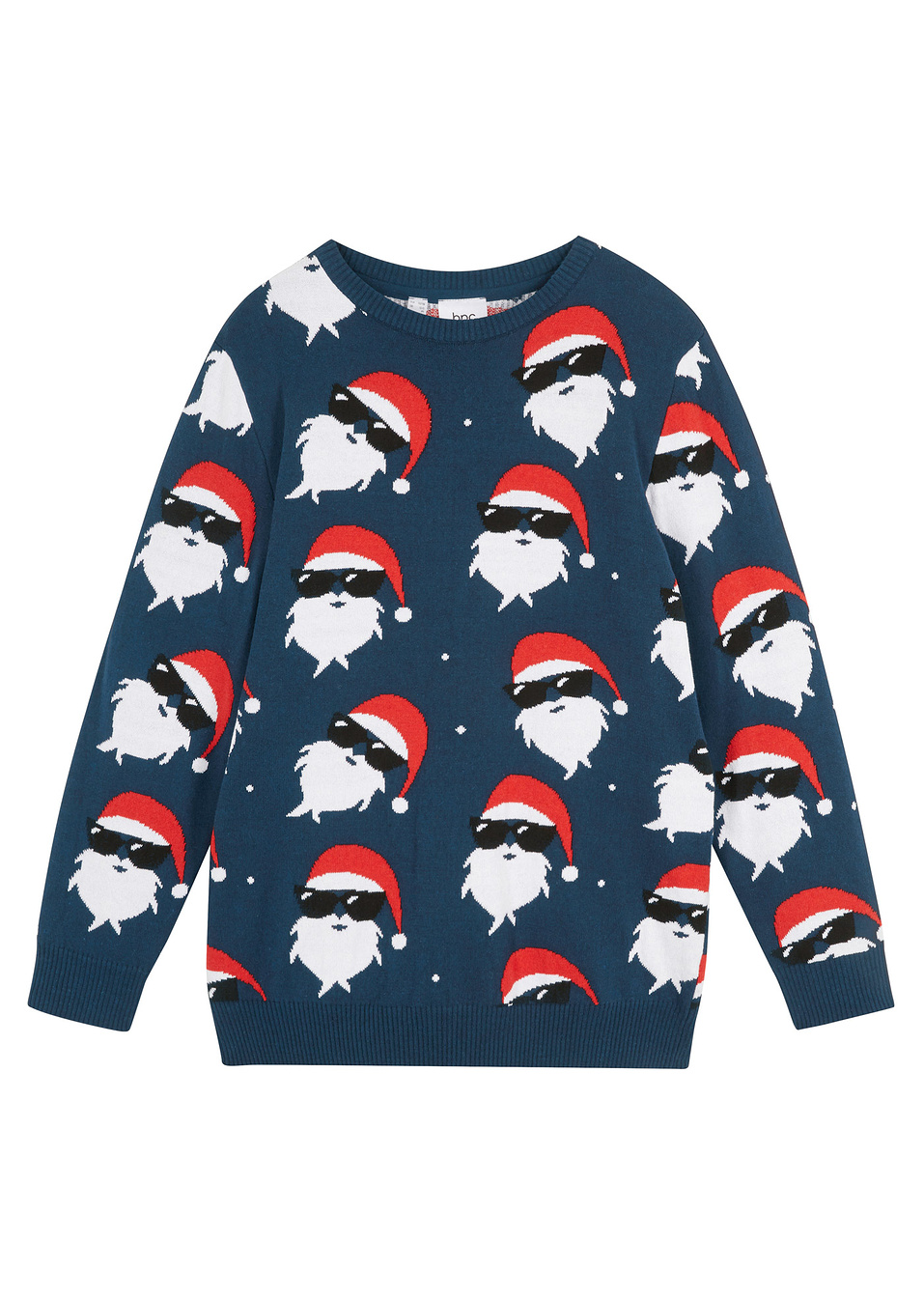 Χριστουγεννιάτικο πουλόβερ-Μπλε σκούρο-bpc bonprix collection