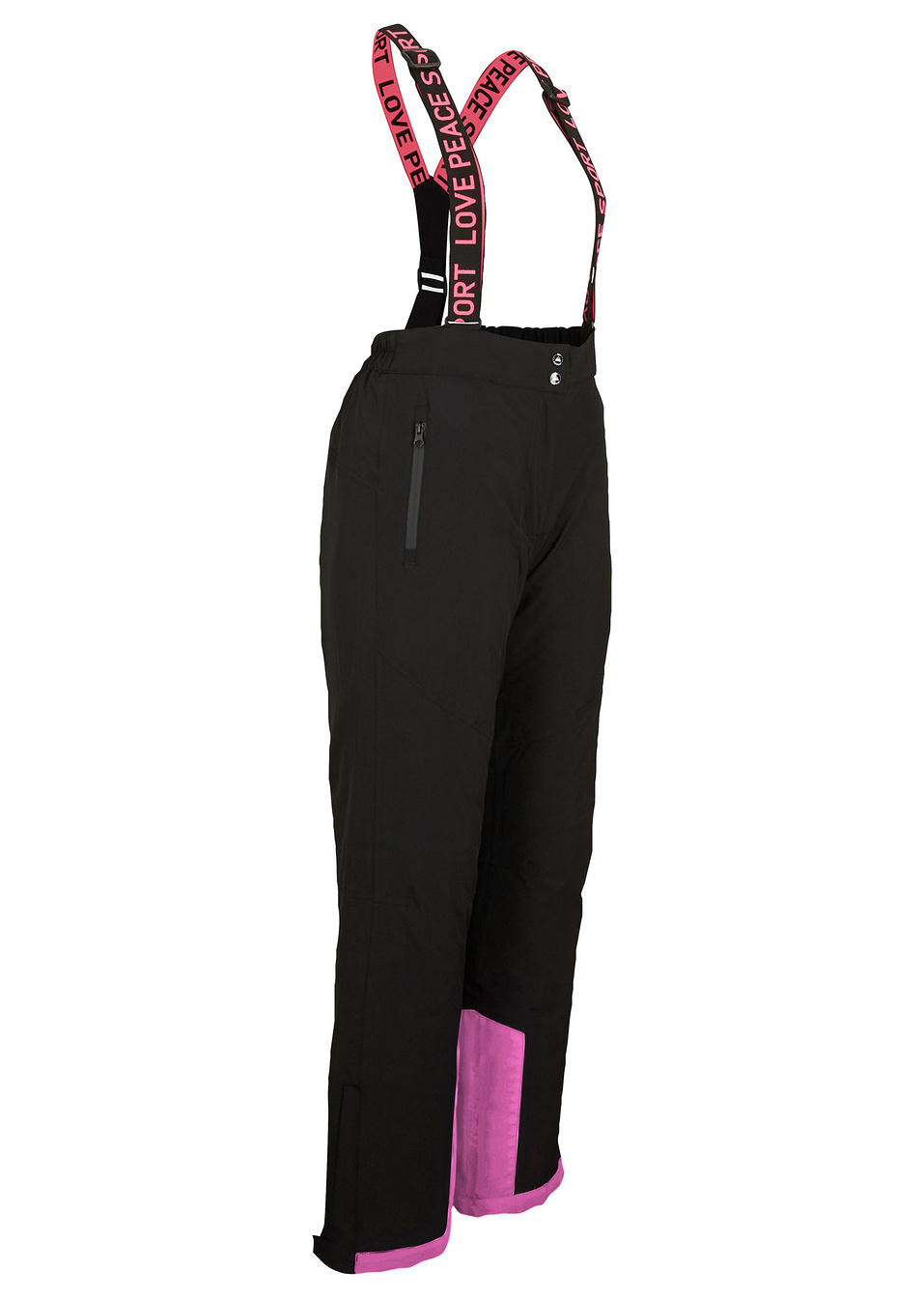 Ισοθερμικό παντελόνι functional-Μαύρο/Φούξια φλούο-bpc bonprix collection