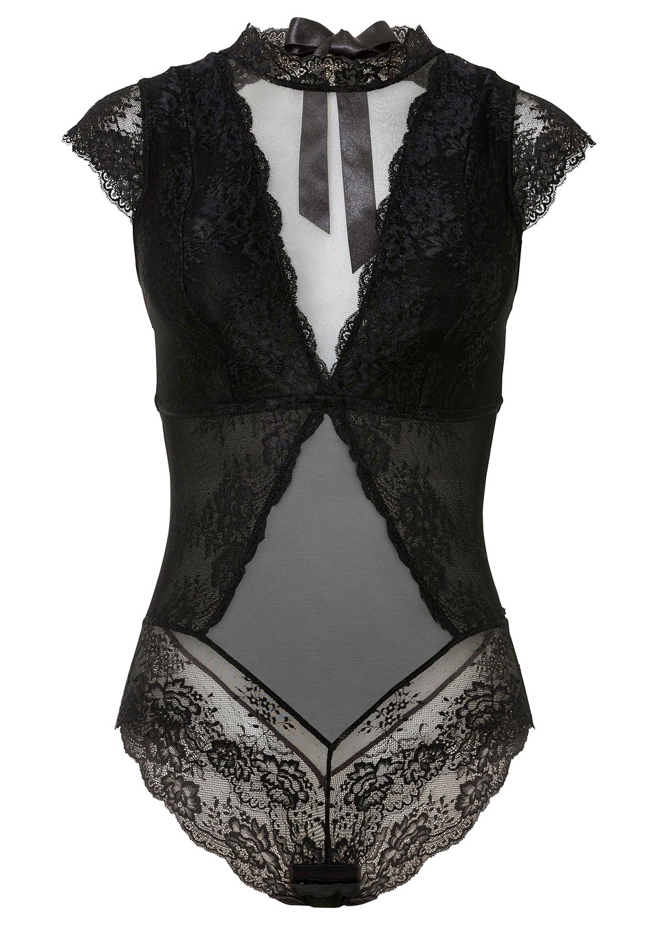 Боди-Черно-BODYFLIRT