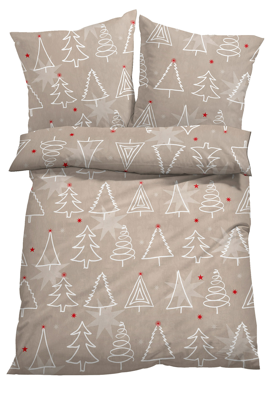 Παπλωματοθήκη με έλατα-Καφέ medium-bpc living bonprix collection