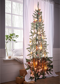 Κουρτίνα LED με στάμπα χριστουγεννιάτικου δέντρου (μονή συσκευασία)-bpc living bonprix collection