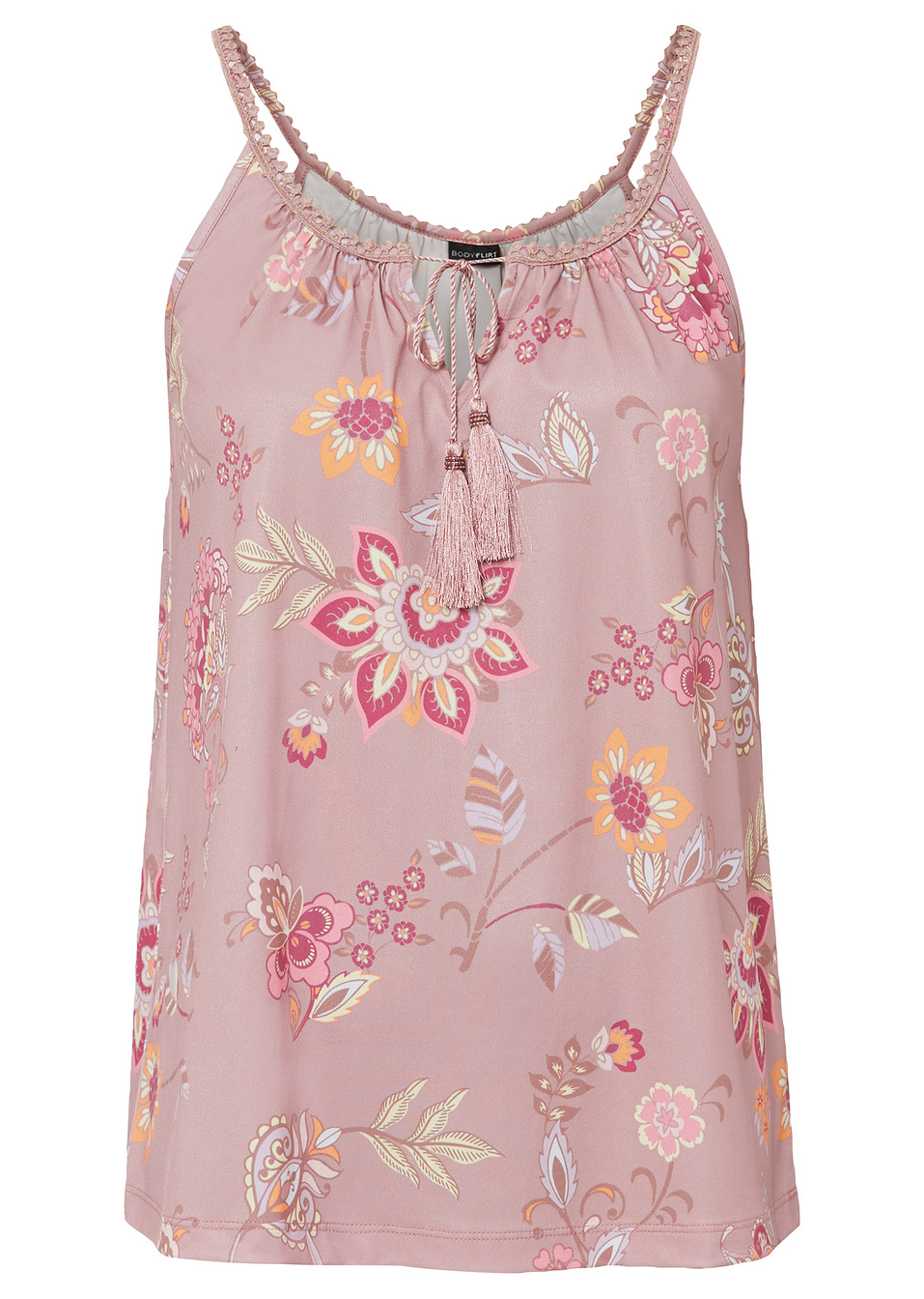 Εμπριμέ τοπ ζέρσεϊ-Σάπιο μήλο εμπριμέ-BODYFLIRT