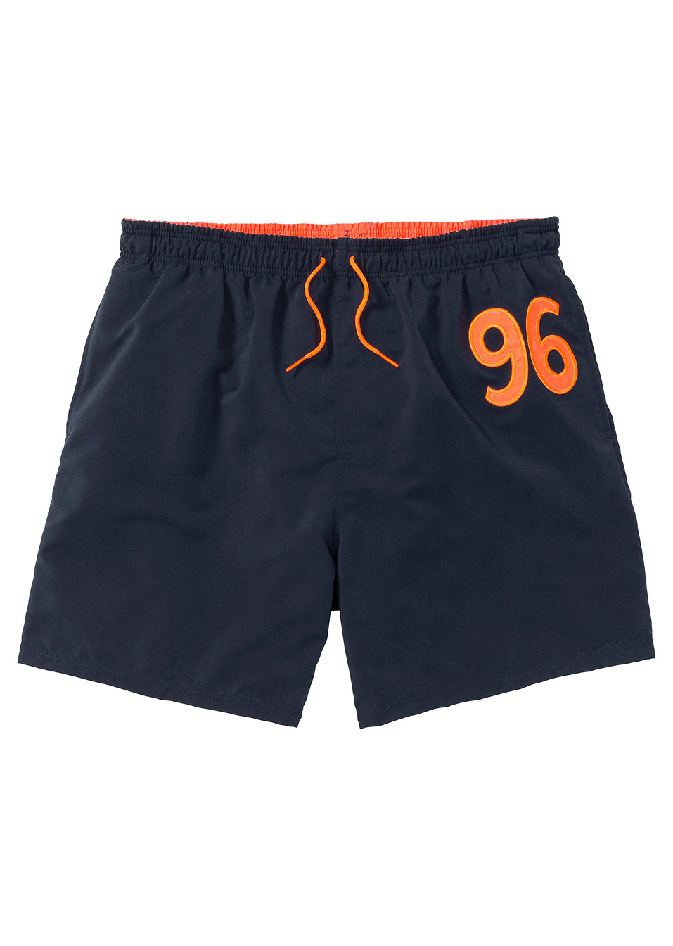 Μαγιό σορτς-Μπλε σκούρο/Πορτοκαλί-bpc bonprix collection