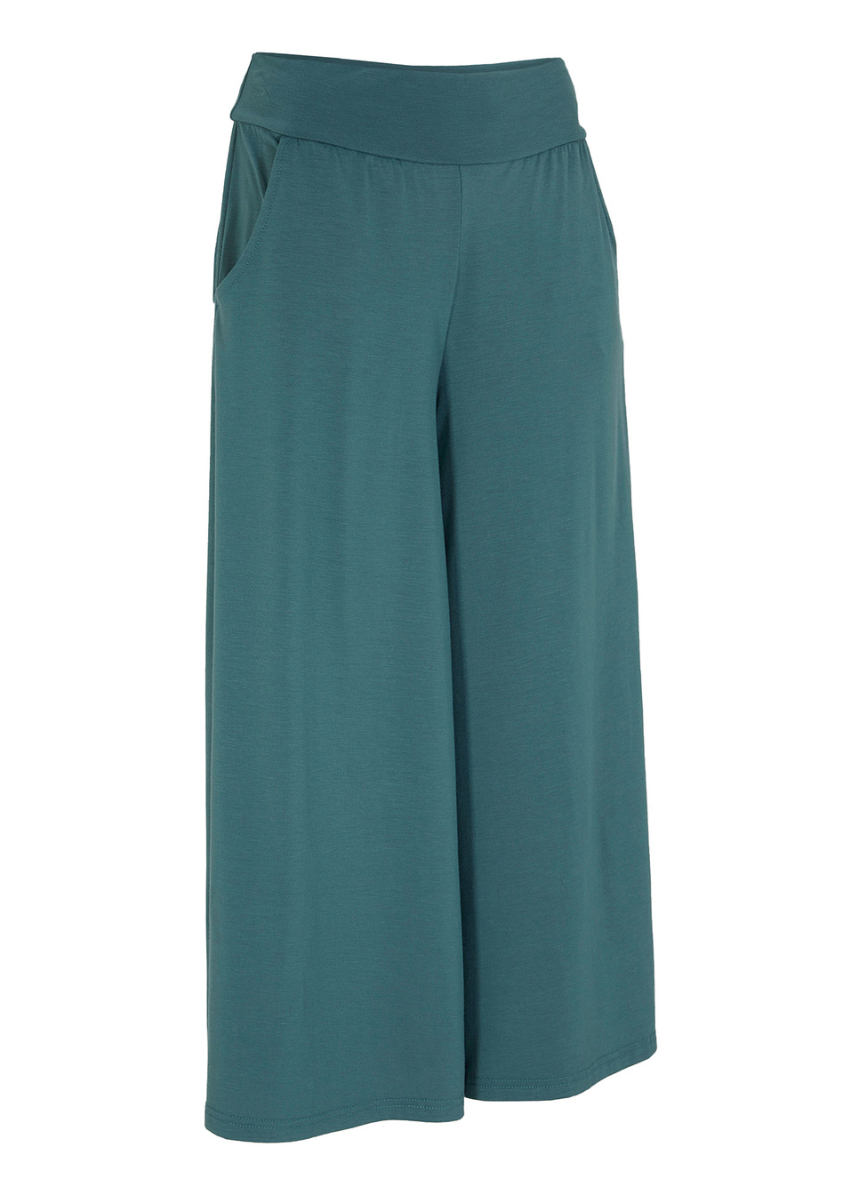 Ζιπ κιλότ ζέρσεϊ-Γκριζοπράσινο-bpc bonprix collection