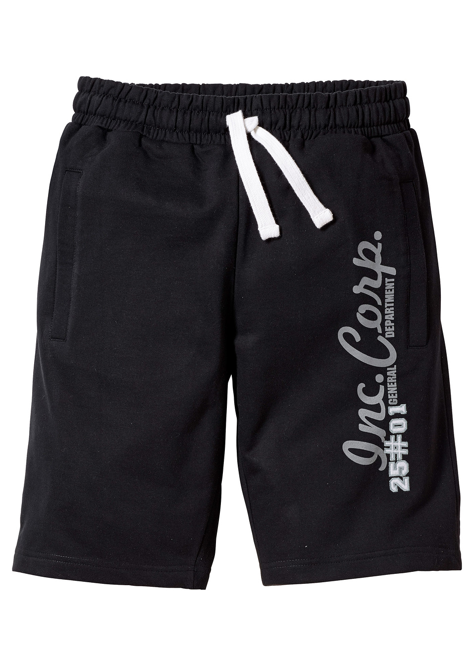 Βερμούδα φούτερ-Μαύρο-bpc bonprix collection