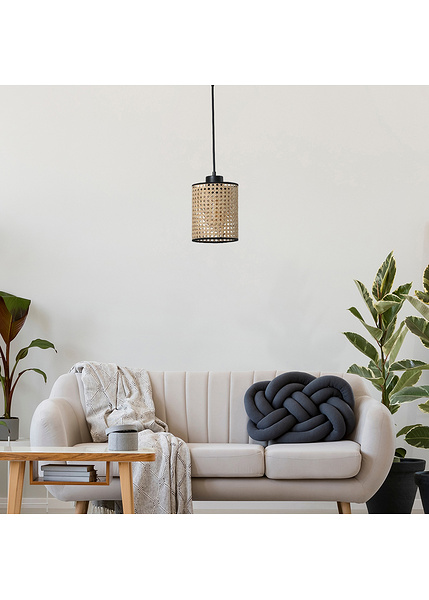 Κρεμαστό φωτιστικό ρατάν April-8577-1 Ρατάν Υ: 70 εκ. E27 60W 941RTN1140-