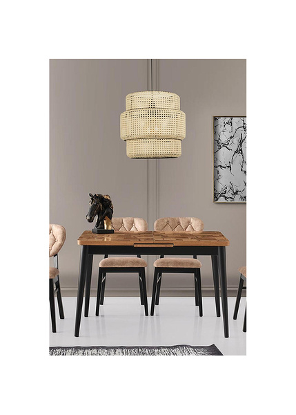 Κρεμαστό φωτιστικό ρατάν Asel-8572-1 Ρατάν Υ: 70 εκ. E27 60W 941RTN1110-