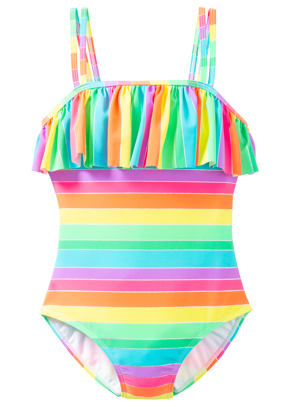 Ολόσωμο μαγιό-Φούξια ριγέ-bpc bonprix collection