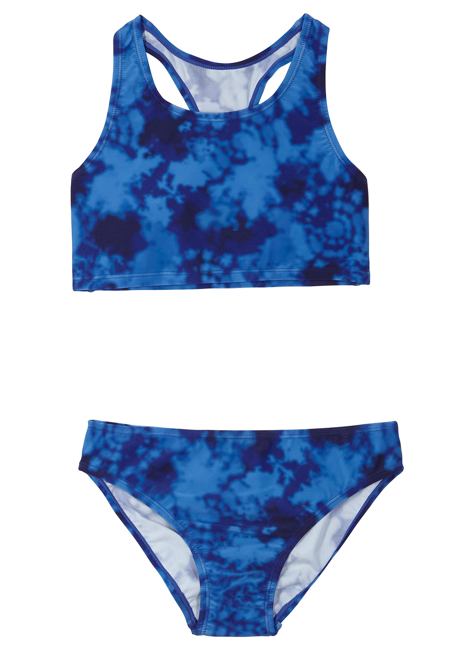 Μπικίνι (σετ 2 τεμ.)-Γαλάζιο εμπριμέ-bpc bonprix collection