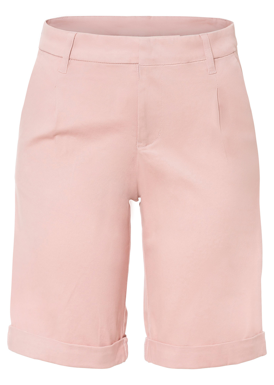 Ελαστική βερμούδα-Ροζ vintage-BODYFLIRT