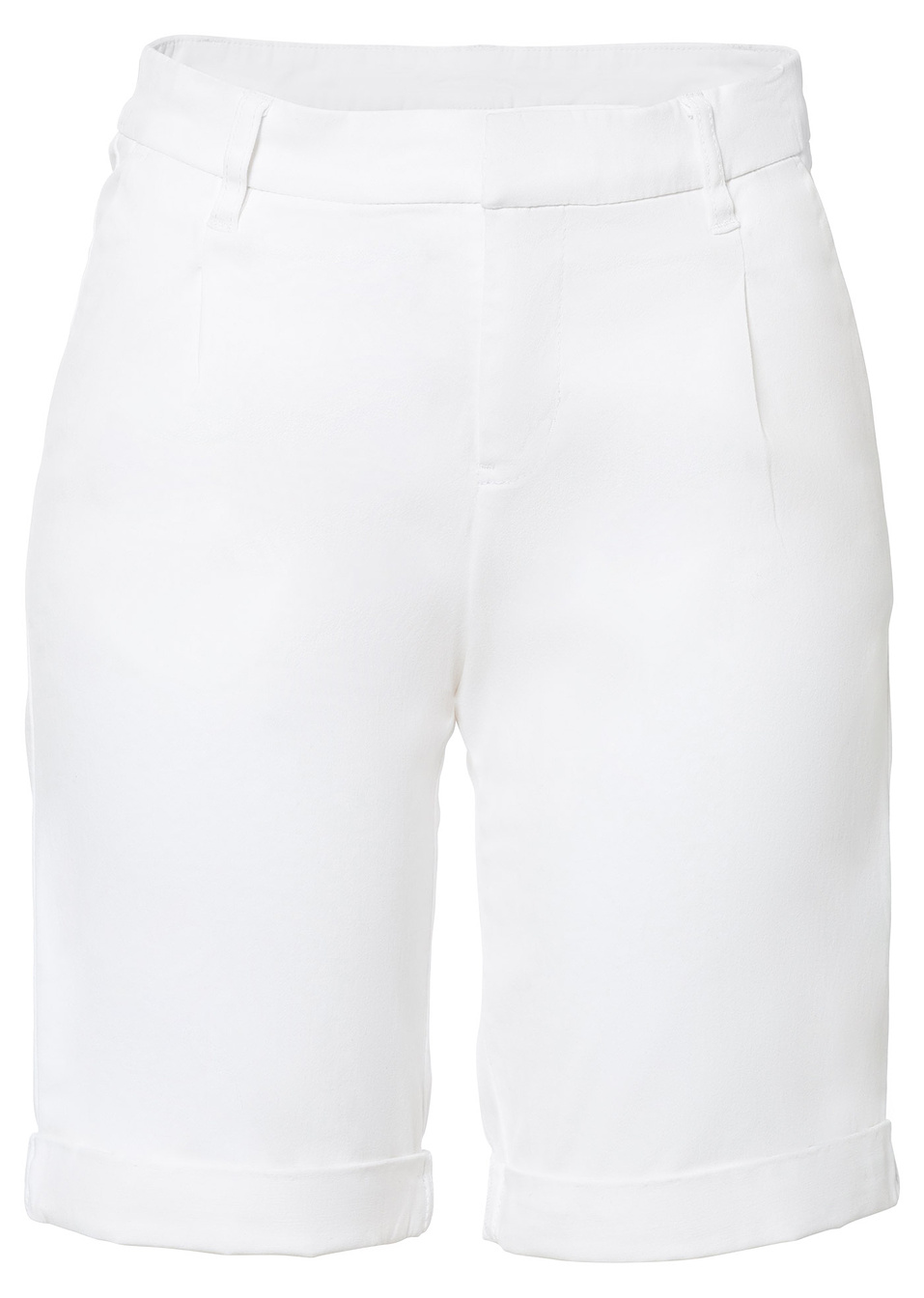 Ελαστική βερμούδα-Λευκό-BODYFLIRT